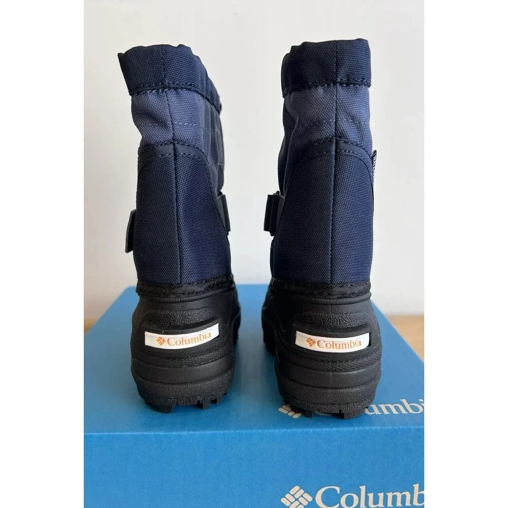 NIB Columbia Powderbug Plus II Waterproof Snow Boots‎ / Blue / Toddler 4